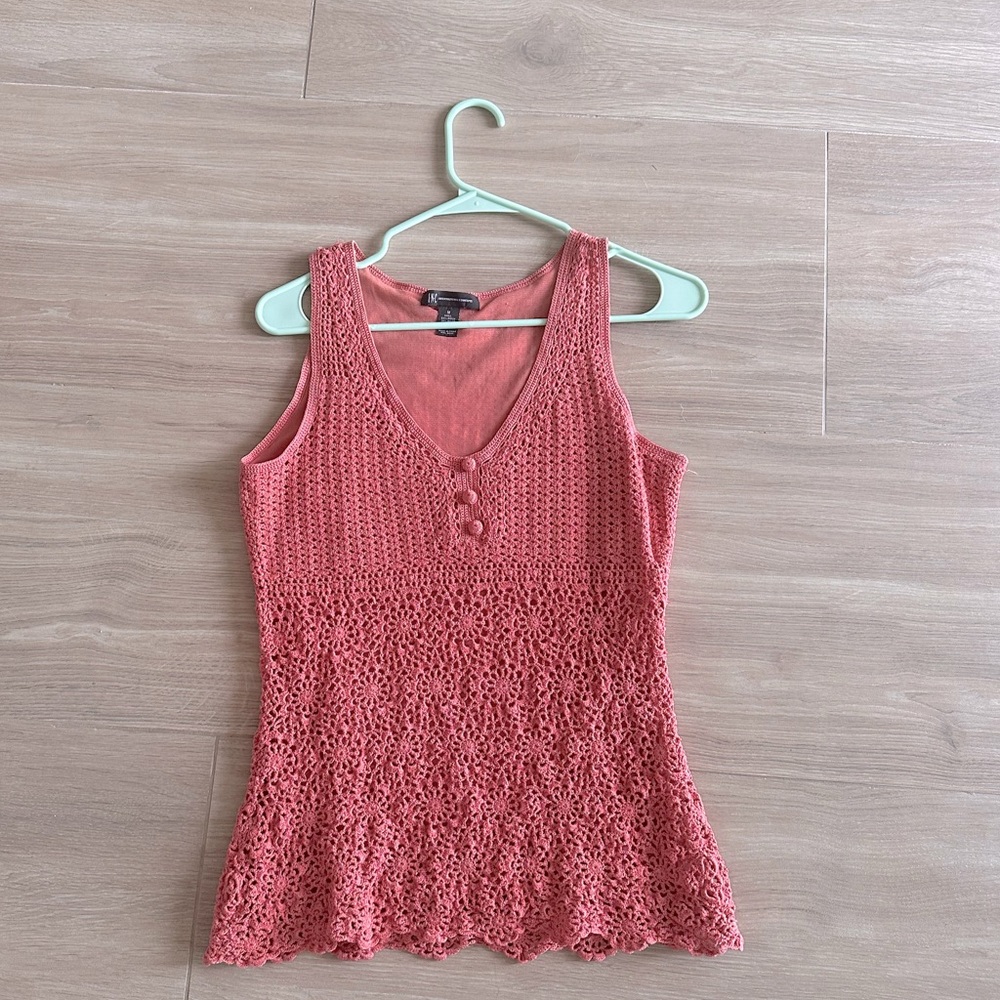 CROCHET TANK TOP